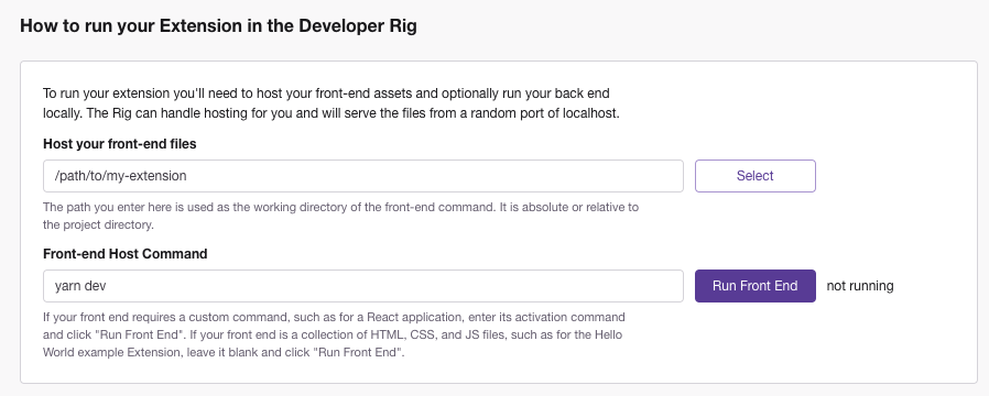 Example Twitch Rig configuration